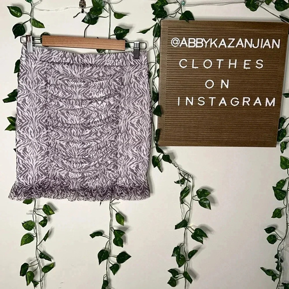 Free People Animal Printed Skirt - Picture 1 of 6